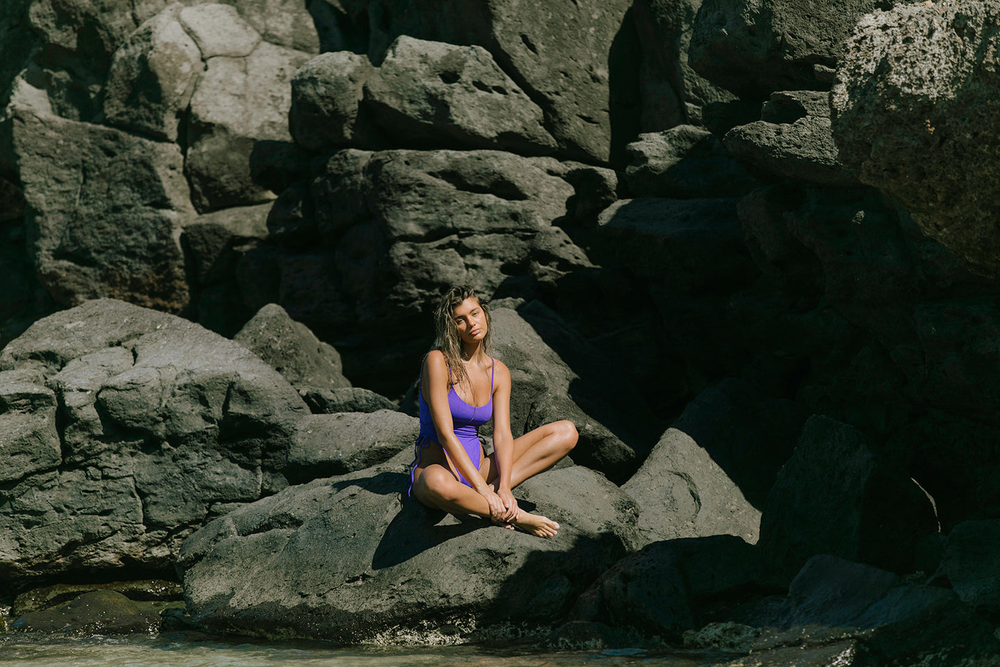 ELE SWIMS - Cutie @laurenamigleo in our Spanish daisy suit 🌼🌼🌼